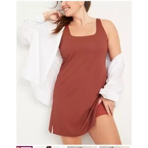 Old Navy Rust Brown Tank Skort